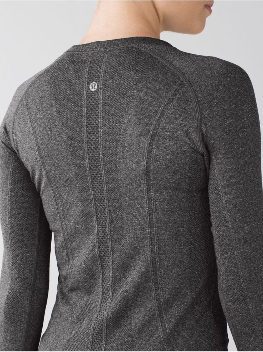 Lululemon Swiftly Tech Long-Sleeve Shirt | Gray Heather Charcoal